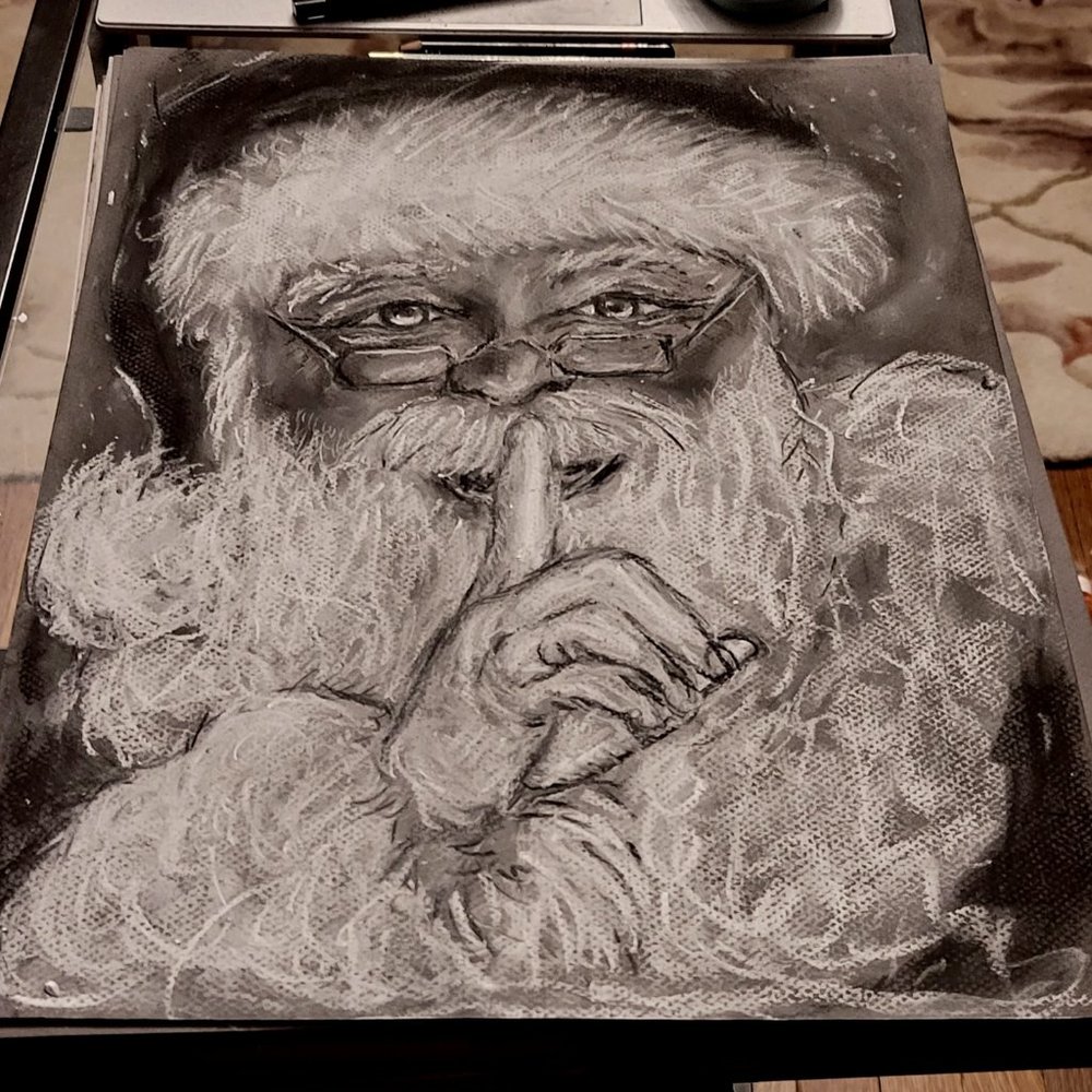 Santa Print 11 x 14